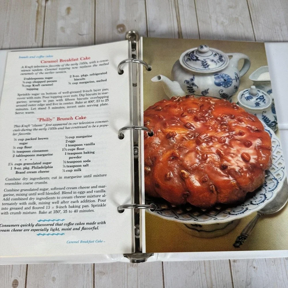 The Kraft Cookbook Kraft Kitchens 1977 First Printing Binder Ring Bound Recipes
